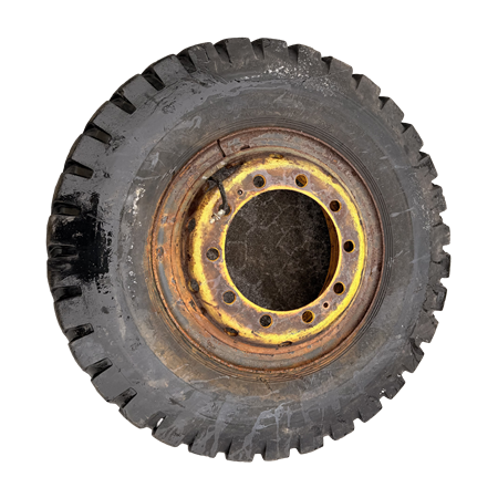 Däck med fälg 10,00-20